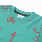 Boys Full Sleeves SweatShirt - Flag Green, Boys Hoodies & Sweat Shirts, Chase Value, Chase Value