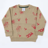 Boys Full Sleeves SweatShirt - Light Brown, Boys Hoodies & Sweat Shirts, Chase Value, Chase Value
