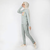 Women's 2pcs Hoodie Set - Green, Women Two Piece Outfit, Chase Value, Chase Value