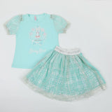 Girls Cord Set - Cyan, Girls Suits, Chase Value, Chase Value