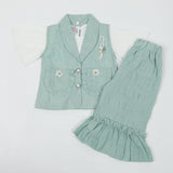 Girls Cord Set - Light Green, Girls Suits, Chase Value, Chase Value