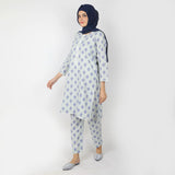 Women's Printed Khaddar Stitched 2pcs Suit - Sea Green, Women Shalwar Suits, Chase Value, Chase Value