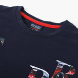 Boys Half Sleeves Suit- Navy Blue, Boys T-Shirts, Chase Value, Chase Value