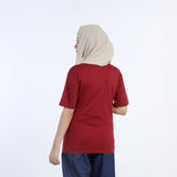 Women's Half Sleeves Printed T-Shirt - Maroon, Women T-Shirts & Tops, Chase Value, Chase Value