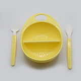 MomLove Fork & Bowel Set - Yellow, Plates & Bowls, Chase Value, Chase Value