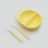 MomLove Fork & Bowel Set - Yellow, Plates & Bowls, Chase Value, Chase Value