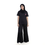 Eminent Women's Half Sleeves Printed T-Shirt - Black, Women T-Shirts & Tops, Eminent, Chase Value