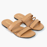 Women's Slipper - Beige, Women Slippers, Chase Value, Chase Value