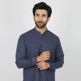 Eminent Men's Embroidered Kurta Pajama Suit - Denim Blue, Men's Shalwar Kameez, Eminent, Chase Value