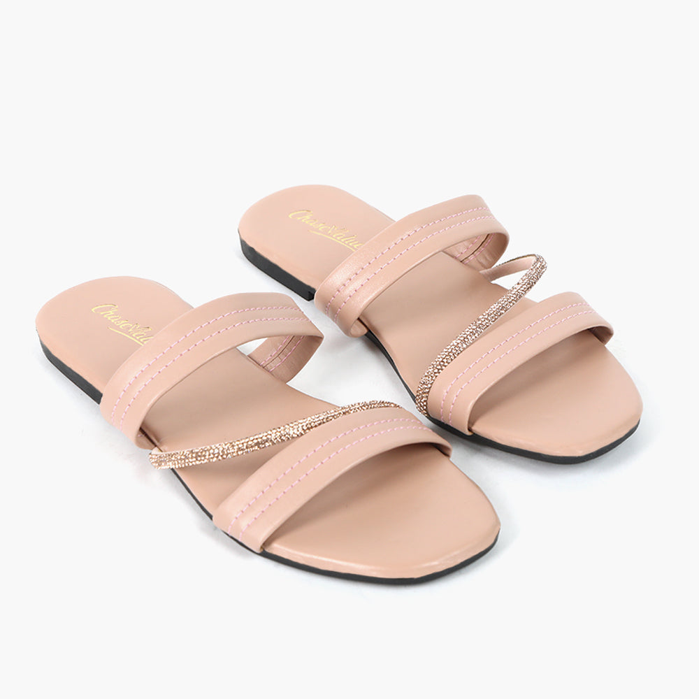 Women's Slipper - Peach, Women Slippers, Chase Value, Chase Value