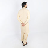Men's Fancy Shalwar Suit - Beige, Men's Shalwar Kameez, Chase Value, Chase Value