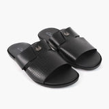 Men's Slipper - Black, Men's Slippers, Chase Value, Chase Value
