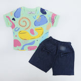 Eminent Newborn Girls Half Sleeves Suit - Lime Green, Newborn Girls Sets & Suits, Eminent, Chase Value