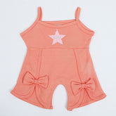Eminent Newborn Girls Half Sleeves Romper - Coral Haze, Newborn Girls Rompers, Eminent, Chase Value