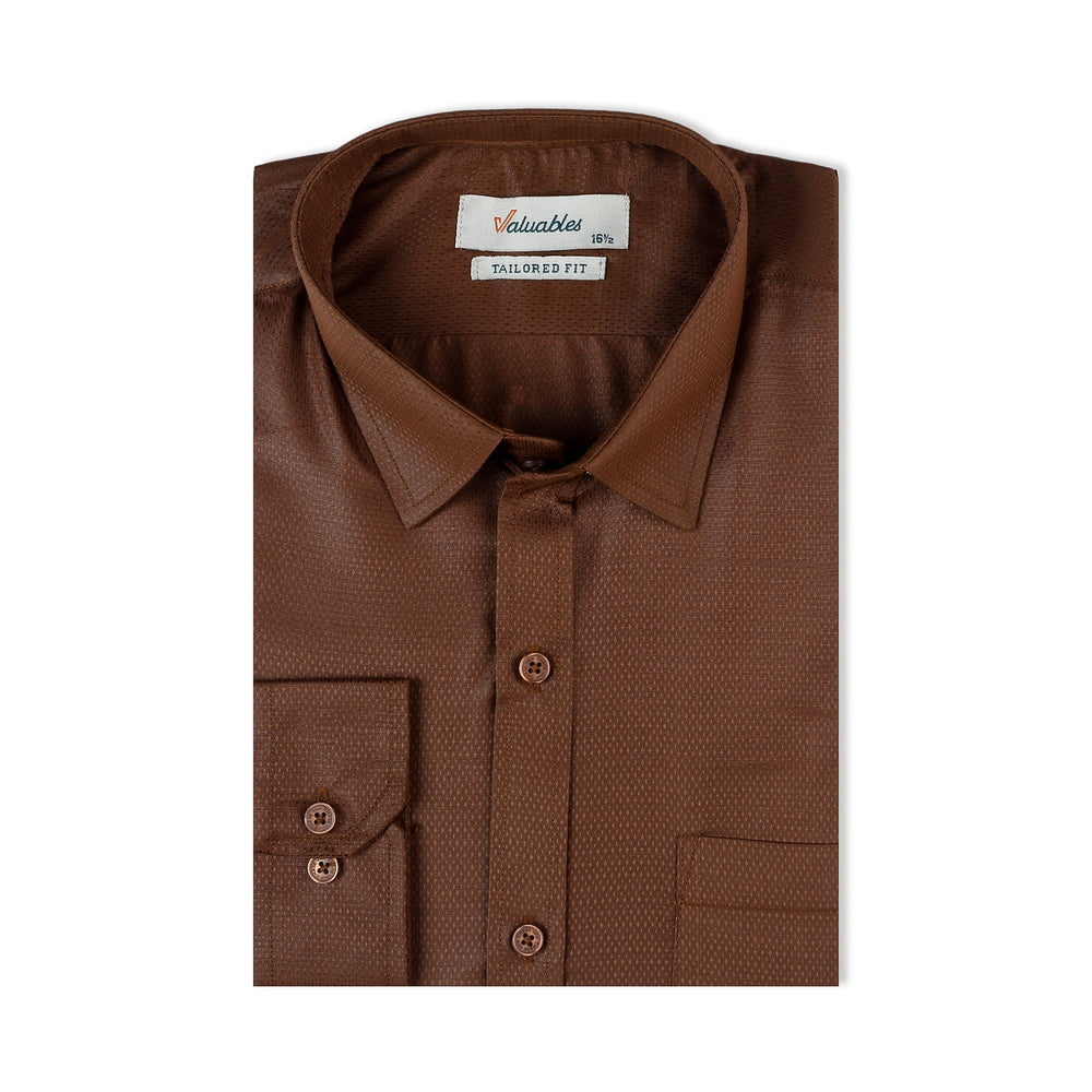 Valuable Men's Formal Dobby Shirt, Men's Shirts, Chase Value, Chase Value