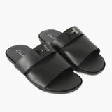 Men's Slipper - Black, Men's Slippers, Chase Value, Chase Value