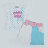 Eminent Newborn Girls Half Sleeves Suit - Off White, Newborn Girls Sets & Suits, Eminent, Chase Value