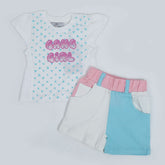 Eminent Newborn Girls Half Sleeves Suit - Off White, Newborn Girls Sets & Suits, Eminent, Chase Value