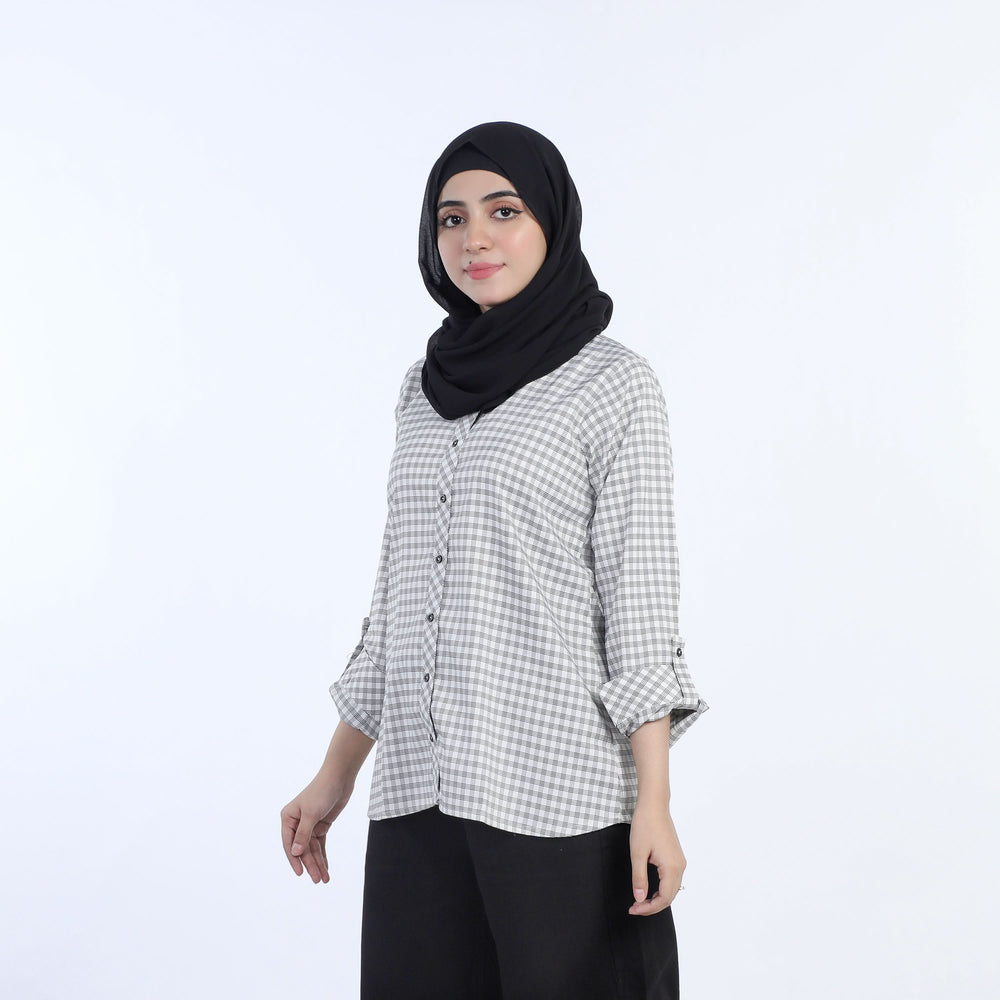 Women's Causal Shirt - White, Women T-Shirts & Tops, Chase Value, Chase Value