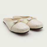 Women's Backless Pump - Cream, Women Backless Pumps, Chase Value, Chase Value