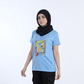 Women's Half Sleeves T-shirt - Blue, Women T-Shirts & Tops, Chase Value, Chase Value