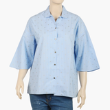 Eminent Women's Western Top - Light Blue, Women T-Shirts & Tops, Eminent, Chase Value
