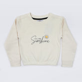 Eminent Girls Full Sleeves SweatShirt - Off White, Girls Hoodies & Sweat Shirts, Eminent, Chase Value
