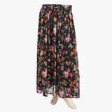 Women's Western Printed Skirt Eyelet Style - Black, Women Pajamas, Chase Value, Chase Value