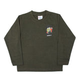 Boys Full Sleeves T-Shirt -Olive Green, Boys T-Shirts, Chase Value, Chase Value