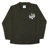 Boys Full Sleeves T-Shirt - Olive Green, Boys T-Shirts, Chase Value, Chase Value