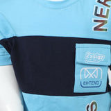 Boys Half Sleeves Suit - Sky Blue, Boys Sets & Suits, Chase Value, Chase Value