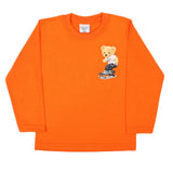 Boys Full Sleeves T-Shirt - Orange, Boys T-Shirts, Chase Value, Chase Value
