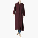 Women's Abaya Front Open - Purple, Women Abayas, Chase Value, Chase Value