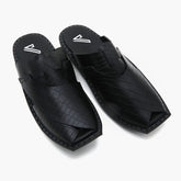 Men's Backless Peshawari Sandal - Black, Men's Sandals, Chase Value, Chase Value