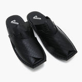 Men's Backless Peshawari Sandal - Black, Men's Sandals, Chase Value, Chase Value