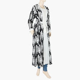 Women's Printed Abaya Coat Style - Multi Color, Women Abayas, Chase Value, Chase Value