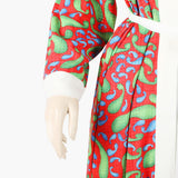 Women's Printed Abaya Coat Style - Multi Color, Women Abayas, Chase Value, Chase Value