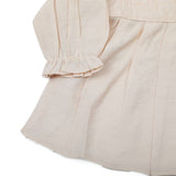 Newborn Girls Full Sleeves Frock - Peach, Newborn Girls Frocks, Chase Value, Chase Value