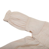 Newborn Girls Full Sleeves Frock - Peach, Newborn Girls Frocks, Chase Value, Chase Value