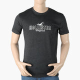 Men's Half Sleeves T-Shirt - Dark Grey, Men's T-Shirts & Polos, Chase Value, Chase Value