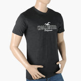 Men's Half Sleeves T-Shirt - Dark Grey, Men's T-Shirts & Polos, Chase Value, Chase Value