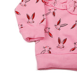 Newborn Girls Full Sleeves T-Shirt - Pink, Newborn Girls T-Shirts, Chase Value, Chase Value