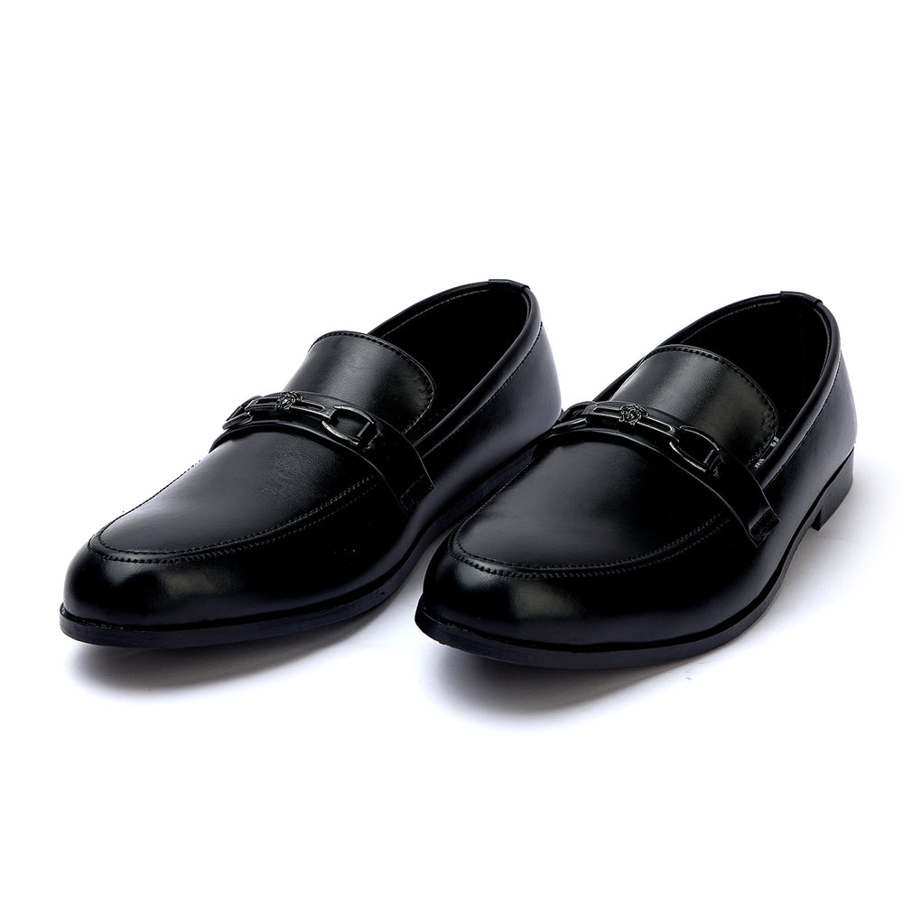 Valuable Perforated Leather - Classic Black Men’s Loafers, Men's Formal Shoes, Chase Value, Chase Value