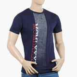 Men's Round Neck Half Sleeves Printed T-Shirt - Grey, Men's T-Shirts & Polos, Chase Value, Chase Value