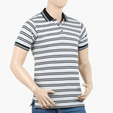 Men's Half Sleeves Tipping Collar Polo T-Shirt - Light Grey, Men's T-Shirts & Polos, Chase Value, Chase Value