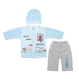 Newborn Boys Full Sleeves Suit - Sky Blue, Newborn Boys Sets & Suits, Chase Value, Chase Value