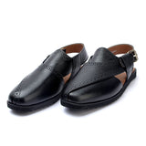 Men's Peshawari Sandal - Black, Men's Sandals, Chase Value, Chase Value