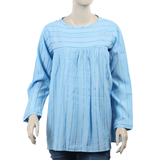 Women's Western Top - Blue, Women T-Shirts & Tops, Chase Value, Chase Value