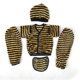Newborn Boys 5PCS Suit - Yellow Black, Newborn Boys Sets & Suits, Chase Value, Chase Value