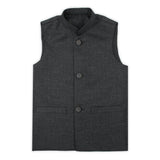Boys Plain Waist Coat - Grey, Boys Waistcoats, Chase Value, Chase Value